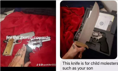 ഗസയിലെ വംശഹത്യ: ഇസ്രായേലി സൈനികന്റെ കുടുംബത്തെ ഭീഷണിപ്പെടുത്തിയ യുഎസ് പൗരന് നാലുവര്ഷം തടവ് ഗസയിലെ വംശഹത്യ: ഇസ്രായേലി സൈനികന്റെ കുടുംബത്തെ ഭീഷണിപ്പെടുത്തിയ യുഎസ് പൗരന് നാലുവര്ഷം തടവ്