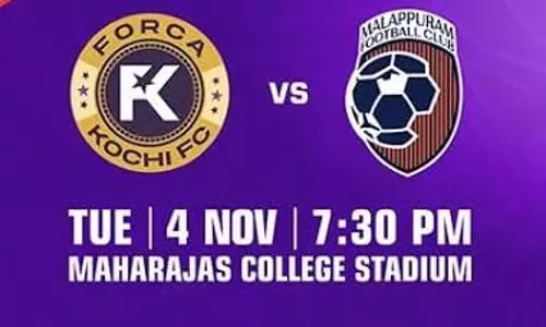 സൂപ്പര് ലീഗ് കേരള; ആദ്യ എവേ മല്സരത്തിന് മലപ്പുറം എഫ്സി, പോയിന്റ് തേടി ഫോഴ്സ കൊച്ചി സൂപ്പര് ലീഗ് കേരള; ആദ്യ എവേ മല്സരത്തിന് മലപ്പുറം എഫ്സി, പോയിന്റ് തേടി ഫോഴ്സ കൊച്ചി