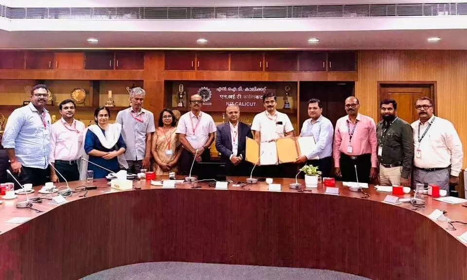 ജിയോ-സ്പേഷ്യല് രംഗത്ത് സഹകരണം: എന്ഐടി കാലിക്കറ്റും സര്വേ ഓഫ് ഇന്ത്യയും ധാരണാപത്രം ഒപ്പുവെച്ചു ജിയോ-സ്പേഷ്യല് രംഗത്ത് സഹകരണം: എന്ഐടി കാലിക്കറ്റും സര്വേ ഓഫ് ഇന്ത്യയും ധാരണാപത്രം ഒപ്പുവെച്ചു