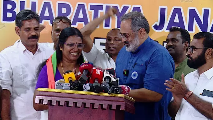 യുഡിഎഫ് കൗണ്‍സിലര്‍ ബിജെപിയില്‍ ചേര്‍ന്നു