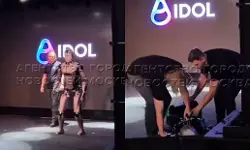 റഷ്യയിലെ ആദ്യത്തെ എഐ ഹ്യൂമനോയിഡ് റോബോട്ട് വേദിയില്‍ വീണു, വിഡിയോ വൈറല്‍