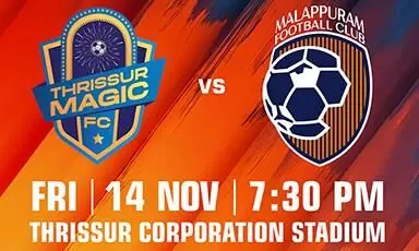 സൂപര് ലീഗ് കേരള; മലപ്പുറം എഫ്സി ഇന്ന് തൃശൂര് മാജികിനെതിരേ സൂപര് ലീഗ് കേരള; മലപ്പുറം എഫ്സി ഇന്ന് തൃശൂര് മാജികിനെതിരേ