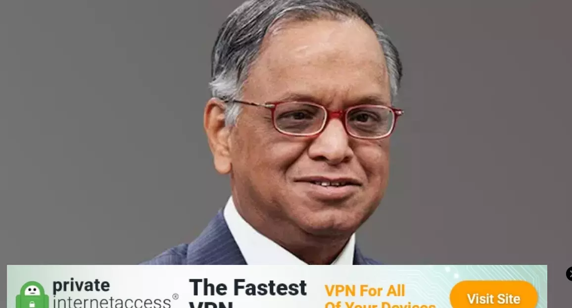 ഇന്ത്യയുടെ പുരോഗതിക്കായി 9-9-6 ജോലി സമ്പ്രദായം വേണം: നാരായണ മൂര്ത്തി ഇന്ത്യയുടെ പുരോഗതിക്കായി 9-9-6 ജോലി സമ്പ്രദായം വേണം: നാരായണ മൂര്ത്തി