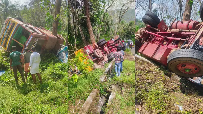 കണ്ണൂരില് ലോറി നിയന്ത്രണം വിട്ടു മറിഞ്ഞ് ഒരാള് മരിച്ചു, ഏഴുപേര്ക്ക് പരിക്ക് കണ്ണൂരില് ലോറി നിയന്ത്രണം വിട്ടു മറിഞ്ഞ് ഒരാള് മരിച്ചു, ഏഴുപേര്ക്ക് പരിക്ക്