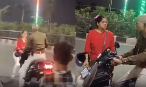 ബിഹാറില്‍ ഗര്‍ഭിണിയെ ബൈക്കില്‍ വലിച്ചിഴച്ച് പോലിസുകാരന്‍