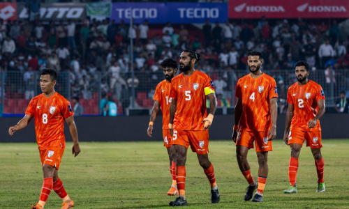 ഫിഫ റാങ്കിങില് ഇന്ത്യക്ക് വീണ്ടും വന് തിരിച്ചടി ഫിഫ റാങ്കിങില് ഇന്ത്യക്ക് വീണ്ടും വന് തിരിച്ചടി