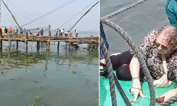 ഫോര്‍ട്ട് കൊച്ചിയില്‍ ചീനവലത്തട്ട് തകര്‍ന്ന് അപകടം