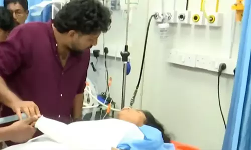 വിവാഹദിവസം വധുവിന് അപകടത്തില്‍ പരുക്ക്, ആശുപത്രിയിലെത്തി താലികെട്ടി വരന്‍