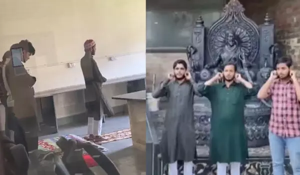 കോളജില്‍ നിസ്‌കരിച്ച വിദ്യാര്‍ഥികളെ കൊണ്ട് മാപ്പ് പറയിപ്പിച്ച് ഹിന്ദുത്വര്‍ (VIDEO)