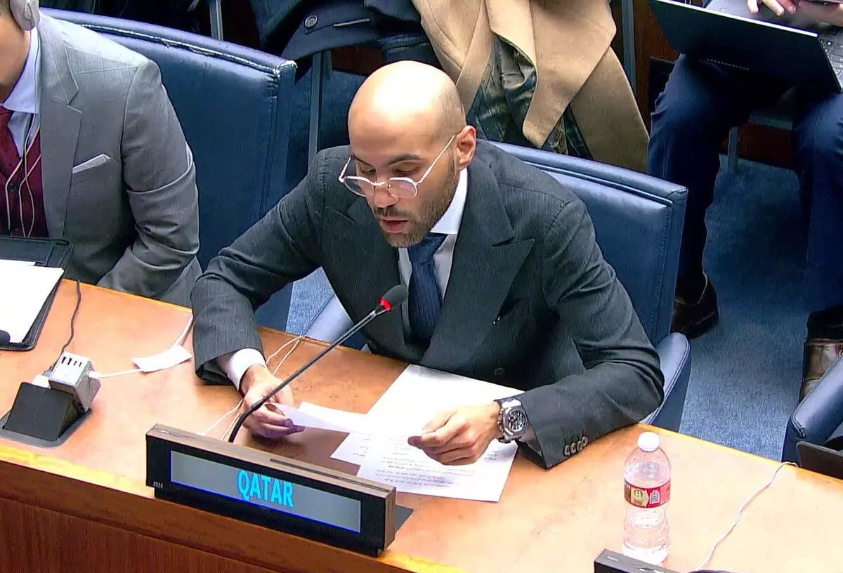 യുഎന്‍ വേദിയില്‍ ഇസ്രായേല്‍ അതിക്രമങ്ങള്‍ക്കെതിരേ ഖത്തര്‍