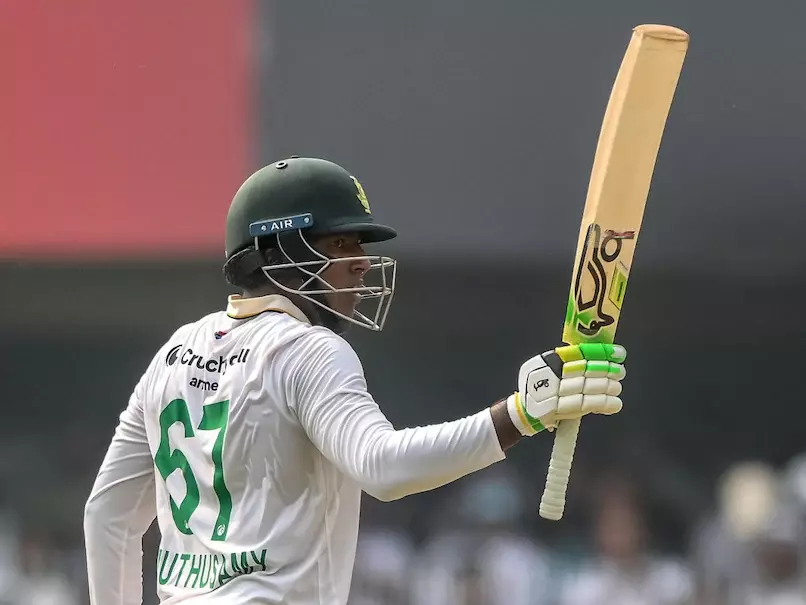 മുത്തുസാമിക്ക് സെഞ്ചുറി; ഇന്ത്യക്കെതിരേ ദക്ഷിണാഫ്രിക്ക മികച്ച നിലയില്‍