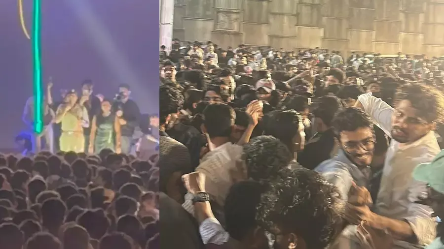 കാസര്‍കോഡ് ഹനാന്‍ ഷായുടെ സംഗീത പരിപാടിയ്ക്കിടെ തിക്കും തിരക്കും; ഇരുപതിലേറെ പേര്‍ ആശുപത്രിയില്‍