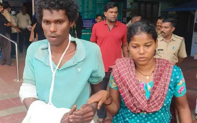 കാട്ടാന ആക്രമണം; ആദിവാസി യുവാവിന് പരിക്ക്
