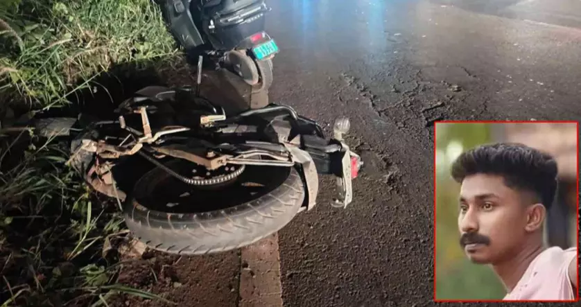 തെരുവുനായ കുറുകെ ചാടി; ബൈക്ക് നിയന്ത്രണംവിട്ട് യുവാവ് മരിച്ചു