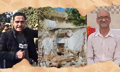 സര്‍ക്കാര്‍ വീട് തകര്‍ത്ത മാധ്യമപ്രവര്‍ത്തകന് ഭൂമി നല്‍കി സാമൂഹിക പ്രവര്‍ത്തകന്‍