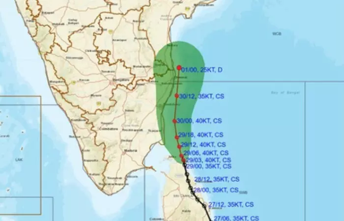 ദിത്വ ചുഴലിക്കാറ്റ്: അടുത്ത 24 മണിക്കൂര്‍ ദക്ഷിണേന്ത്യയ്ക്ക് നിര്‍ണായകം; എന്‍ഡിആര്‍എഫ് ചെന്നൈയിലേക്ക് പുറപ്പെട്ടു