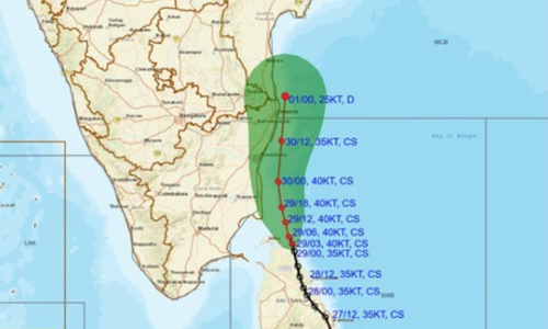 ദിത്വ ചുഴലിക്കാറ്റ്: അടുത്ത 24 മണിക്കൂര്‍ ദക്ഷിണേന്ത്യയ്ക്ക് നിര്‍ണായകം; എന്‍ഡിആര്‍എഫ് ചെന്നൈയിലേക്ക് പുറപ്പെട്ടു