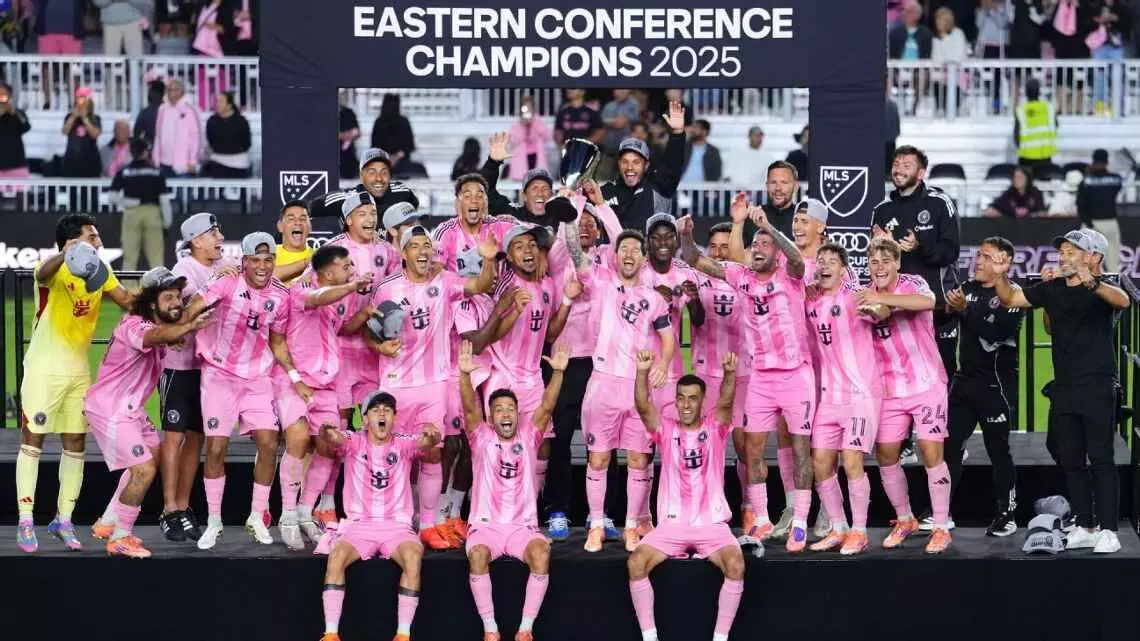 ചരിത്രത്തിലാദ്യമായി എംഎല്‍എസ് ഈസ്റ്റേണ്‍ കോണ്‍ഫറന്‍സ് കിരീടം നേടി ഇന്റര്‍ മയാമി