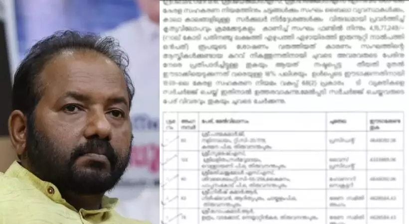 പെരിങ്ങമല സഹകരണ ബാങ്ക് ക്രമക്കേട്; ലോണ്‍ അപേക്ഷ നല്‍കാതെ ബിജെപി നേതാവ് എസ് സുരേഷ് ബാങ്കില്‍ നിന്ന് വായ്പകള്‍ എടുത്തതായി രേഖകള്‍