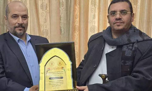 അന്‍സാറുല്ല പോളിറ്റ് ബ്യൂറോയെ ആദരിച്ച് ഫലസ്തീനിയന്‍ ഇസ്‌ലാമിക് ജിഹാദ്