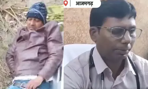 യുവാവിന് വാഹനാപകടത്തില്‍ പരിക്കേറ്റെന്ന് പോലിസ്; രണ്ടു തവണ വെടിയേറ്റിട്ടുണ്ടെന്ന് സര്‍ക്കാര്‍ ഡോക്ടര്‍ (video)