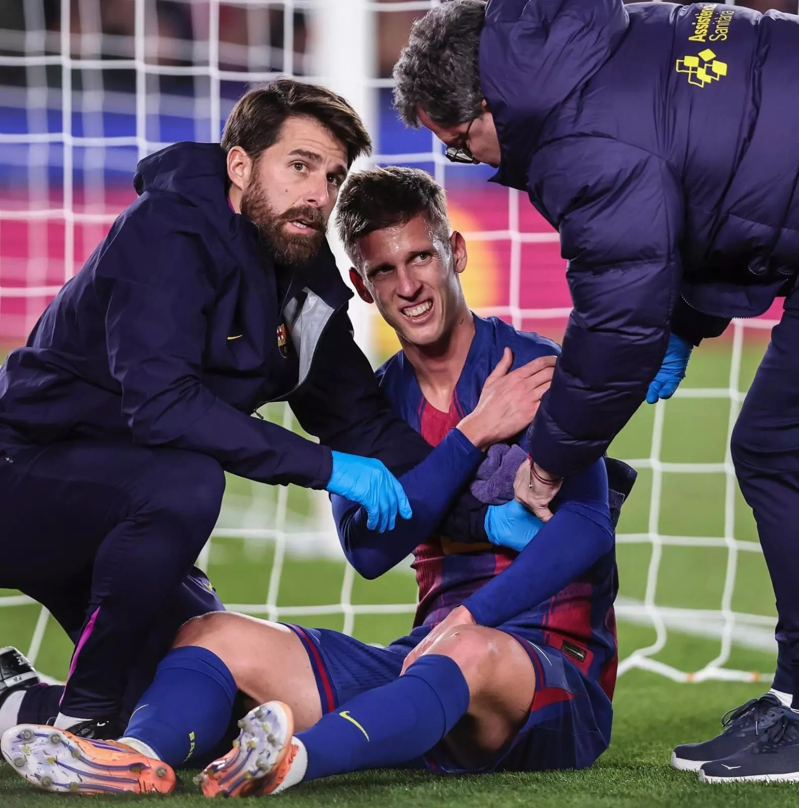 ബാഴ്‌സലോണ താരം ഡാനി ഓള്‍മോക്ക് പരിക്ക്