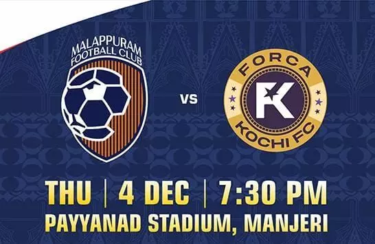 സൂപര്‍ ലീഗ് കേരള; സെമി പ്രതീക്ഷയില്‍ മലപ്പുറം ഇന്ന് ഫോഴ്സ കൊച്ചിക്കെതിരേ