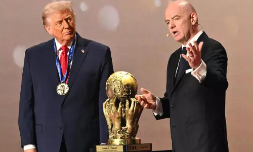 ഫിഫ പ്രഥമ സമാധാന പുരസ്‌കാരം യുഎസ് പ്രസിഡന്റ് ഡോണള്‍ഡ് ട്രംപിന്