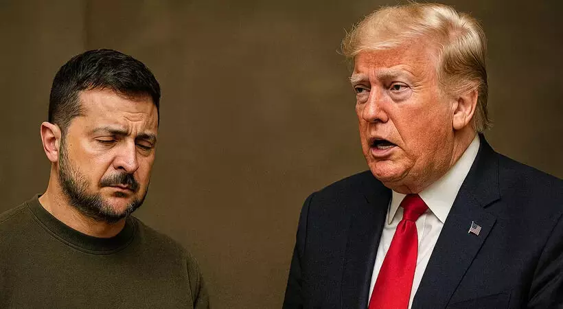 തന്റെ നിര്‍ദേശങ്ങള്‍ വായിച്ചുപോലും നോക്കിയില്ല; സെലെന്‍സ്‌കിക്കെതിരേ രൂക്ഷവിമര്‍ശനവുമായി ട്രംപ്