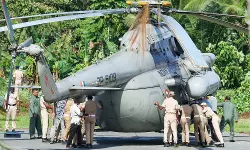 രാഷ്ട്രപതിയുടെ ഹെലികോപ്ടര് താഴ്ന്ന ഹെലിപ്പാഡിന് ചെലവായത് 20 ലക്ഷം രൂപ രാഷ്ട്രപതിയുടെ ഹെലികോപ്ടര് താഴ്ന്ന ഹെലിപ്പാഡിന് ചെലവായത് 20 ലക്ഷം രൂപ