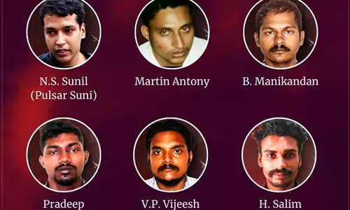 യുവനടിയെ കൂട്ടബലാല്സംഗം ചെയ്ത കേസ്: പള്സര് സുനി അടക്കം ആറ് പ്രതികള്ക്കും 20 വര്ഷം തടവ് യുവനടിയെ കൂട്ടബലാല്സംഗം ചെയ്ത കേസ്: പള്സര് സുനി അടക്കം ആറ് പ്രതികള്ക്കും 20 വര്ഷം തടവ്