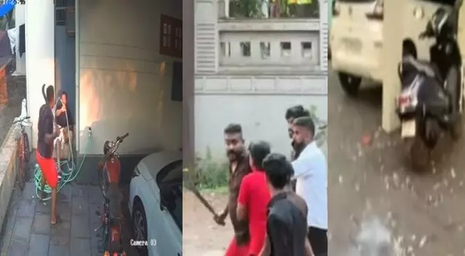 തദ്ദേശ തിരഞ്ഞെടുപ്പിലെ തോല്വി; പാനൂരില് വടിവാള് വീശി സിപിഎമ്മിന്റെ ആക്രമണം തദ്ദേശ തിരഞ്ഞെടുപ്പിലെ തോല്വി; പാനൂരില് വടിവാള് വീശി സിപിഎമ്മിന്റെ ആക്രമണം