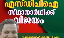 പനയം ഗ്രാമപഞ്ചായത്തില് എസ്ഡിപിഐ സ്ഥാനാര്ഥി വിജയിച്ചു പനയം ഗ്രാമപഞ്ചായത്തില് എസ്ഡിപിഐ സ്ഥാനാര്ഥി വിജയിച്ചു