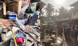 ഗ്യാസ് സിലിണ്ടര് പൊട്ടിത്തെറിച്ചു; മൂന്നുപേര്ക്ക് പരിക്ക് ഗ്യാസ് സിലിണ്ടര് പൊട്ടിത്തെറിച്ചു; മൂന്നുപേര്ക്ക് പരിക്ക്