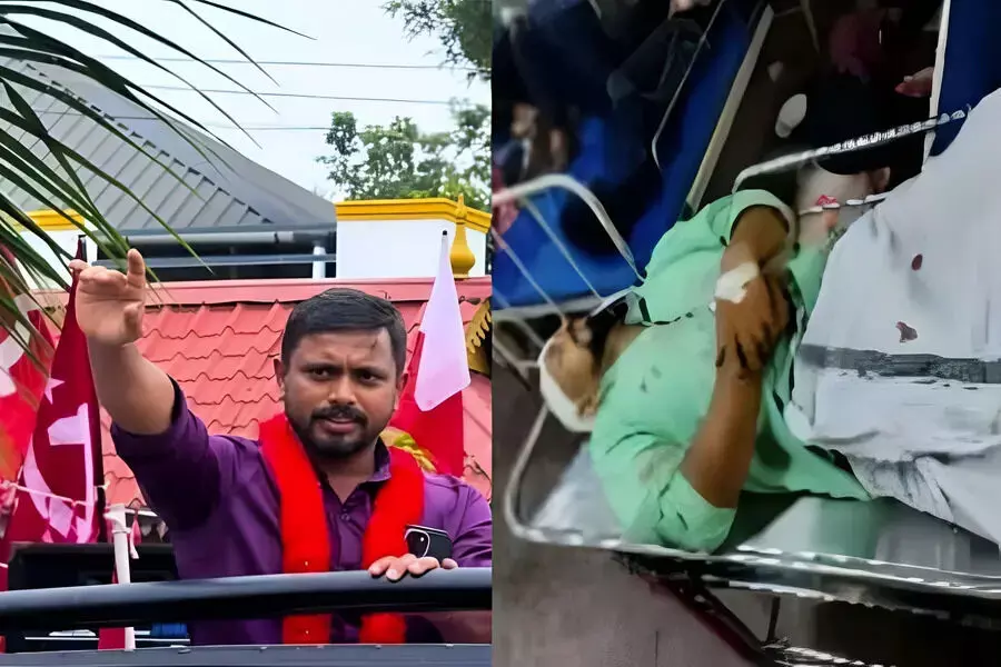 എല്ഡിഎഫ് സ്ഥാനാര്ഥിയായി മല്സരിച്ച ഡിവൈഎഫ്ഐ നേതാവിന്റെ തലക്ക് വെട്ടി ആര്എസ്എസുകാര് എല്ഡിഎഫ് സ്ഥാനാര്ഥിയായി മല്സരിച്ച ഡിവൈഎഫ്ഐ നേതാവിന്റെ തലക്ക് വെട്ടി ആര്എസ്എസുകാര്