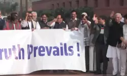 വിബി-ജി റാം ജി ബില്ല്; പാര്‍ലമെന്റിന് പുറത്ത് പ്രതിപക്ഷ പ്രതിഷേധം