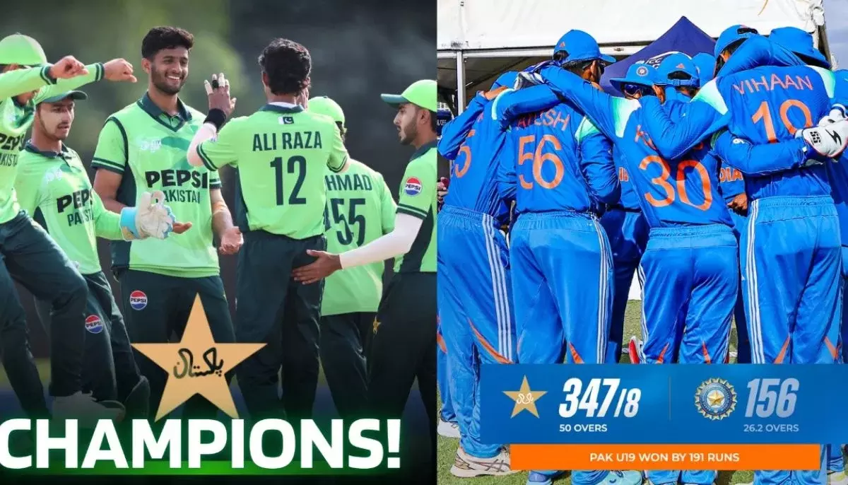 അണ്ടര്‍-19 ഏഷ്യാകപ്പില്‍ പാകിസ്താനെതിരേ 191 റണ്‍സ് തോല്‍വി; ടീം മാനേജ്‌മെന്റിനോട് വിശദീകരണം തേടും