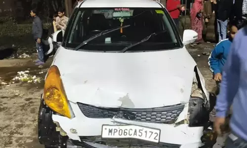 മദ്യലഹരിയില്‍ ബിജെപി നേതാവ് ഓടിച്ച കാറിടിച്ച് രണ്ടു മരണം