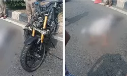 പാലക്കാട് കഞ്ചിക്കോട് ദേശീയ പാതയില്‍ ബൈക്കിടിച്ച് ഒരു മരണം