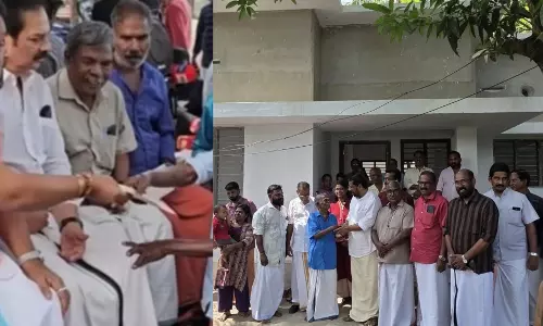 സുരേഷ് ഗോപി അപമാനിച്ചുവിട്ട പുള്ളിലെ തായാട്ട് കൊച്ചുവേലായുധന് വീടൊരുങ്ങി