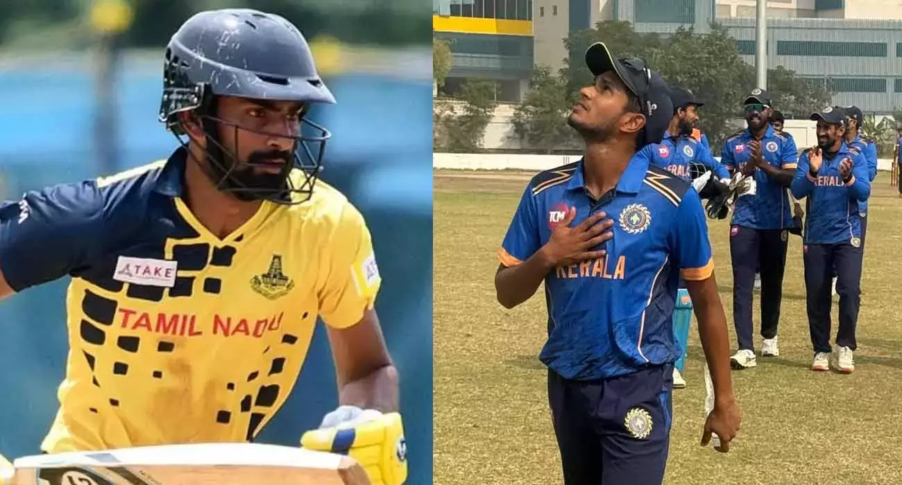 വിജയ് ഹസാരെ ട്രോഫി; തമിഴ്‌നാടിനോട് പരാജയപ്പെട്ട് കേരളം പുറത്ത്