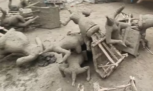 ക്ഷേത്രത്തിന് സമീപം പ്രതിമകള്‍ തകര്‍ത്തു; രണ്ടുപേര്‍ അറസ്റ്റില്‍