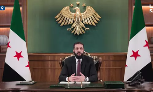 സലാഹുദ്ദീന്‍ അയ്യൂബിയുടെ പിന്‍ഗാമികളായ കുര്‍ദുകളെ ഉപദ്രവിക്കുമെന്നത് വ്യാജ പ്രചാരണം: സിറിയന്‍ പ്രസിഡന്റ് അഹമദ് അല്‍ ഷറ