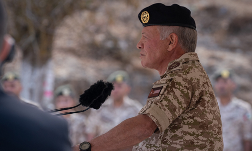 ജോര്‍ദാന്‍ സൈന്യത്തെ പുനസംഘടിപ്പിക്കുമെന്ന് രാജാവ്