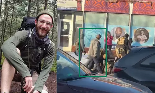 എമിഗ്രേഷന്‍ ഉദ്യോഗസ്ഥരില്‍ നിന്നും സ്ത്രീകളെ സംരക്ഷിക്കാന്‍ ശ്രമിച്ച യുവാവിനെ വെടിവച്ച് കൊന്ന് ട്രംപിന്റെ ഉദ്യോഗസ്ഥര്‍(വീഡിയോ)