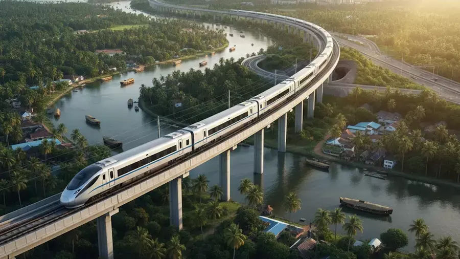 തിരുവനന്തപുരം-കാസര്‍കോട് റൂട്ടില്‍ അതിവേഗ റെയില്‍ പാതയ്ക്ക് മന്ത്രിസഭ അംഗീകാരം