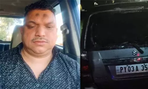 കാറില്‍ തീ കൊളുത്തി കുടുംബത്തോടൊപ്പം ആത്മഹത്യ ചെയ്യാന്‍ ശ്രമം; യുവാവ് മരിച്ചു