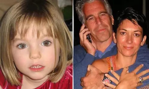 രണ്ടു പതിറ്റാണ്ടുകള്ക്ക് മുമ്പ് കാണാതായ മൂന്നുവയസ്സുകാരി മഡലീന് മക്കാന്റെ പേരും എപ്സറ്റൈന് ഫയലില് രണ്ടു പതിറ്റാണ്ടുകള്ക്ക് മുമ്പ് കാണാതായ മൂന്നുവയസ്സുകാരി മഡലീന് മക്കാന്റെ പേരും എപ്സറ്റൈന് ഫയലില്