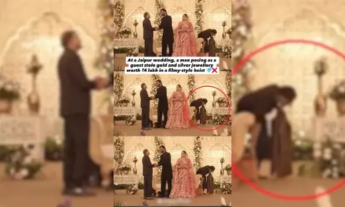 അതിഥിയെന്ന വ്യാജേനയെത്തി വധുവിന്റെ സ്വര്ണാഭരണങ്ങളും പണവും കവര്ന്ന് കള്ളന്, അന്വേഷണം ഊര്ജ്ജിതം അതിഥിയെന്ന വ്യാജേനയെത്തി വധുവിന്റെ സ്വര്ണാഭരണങ്ങളും പണവും കവര്ന്ന് കള്ളന്, അന്വേഷണം ഊര്ജ്ജിതം