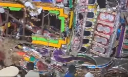 തമിഴ്നാട്ടിലെ വെല്ലൂരില്‍ മായാന കൊല്ലൈ ഉല്‍സവത്തിനിടെ ക്ഷേത്ര രഥം തകര്‍ന്ന് ഏഴ് പേര്‍ക്ക് പരിക്കേറ്റു, വീഡിയോ